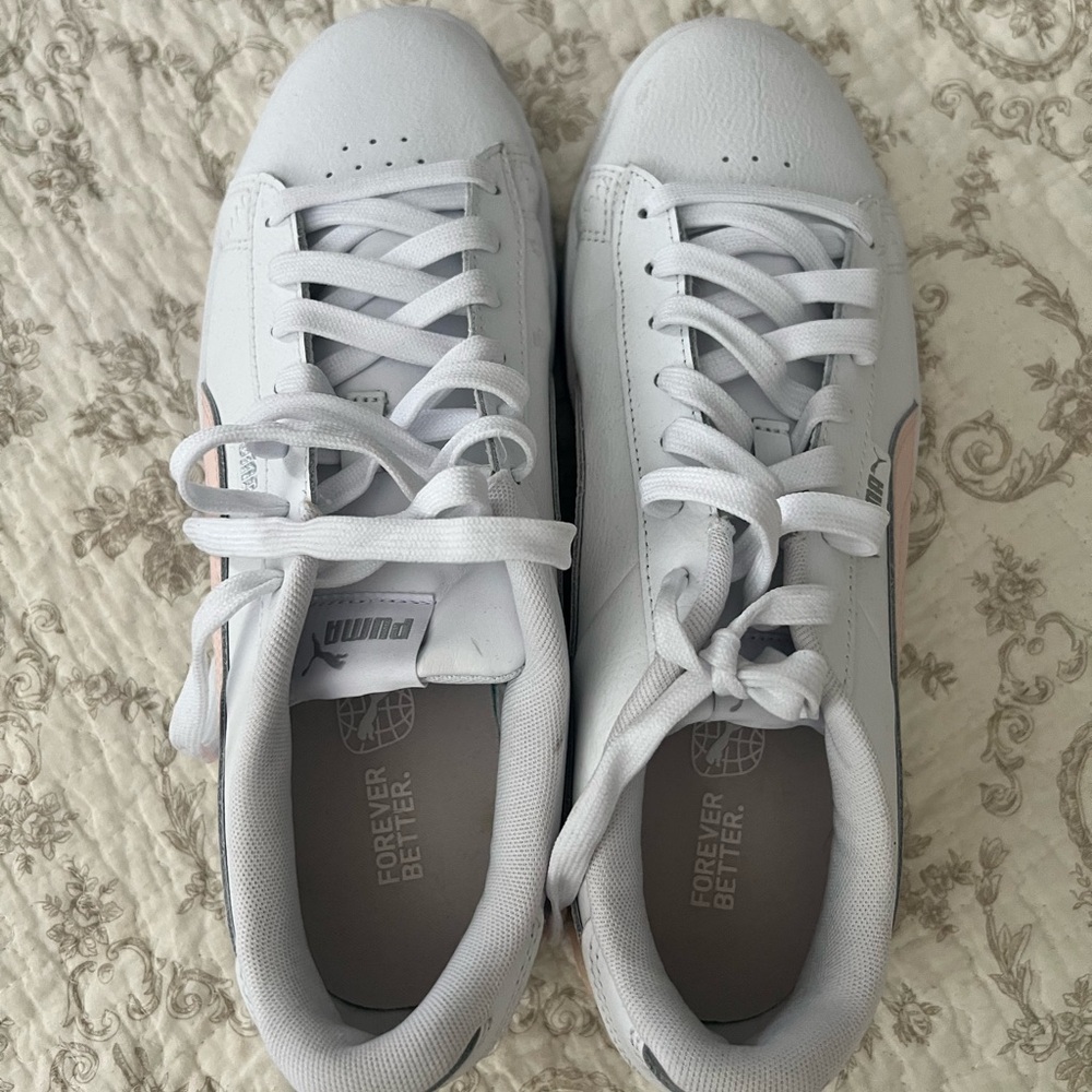 Puma Women's White and Pink Sneakers - 2 pairs, 1 price!